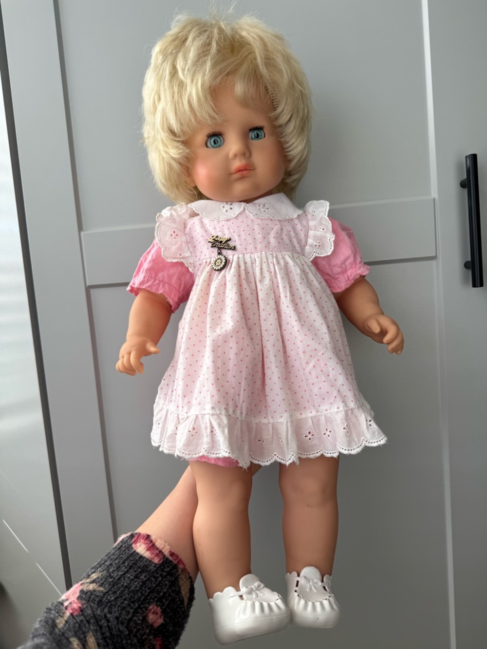 RARE! ZAPF-CREATION-PUPPEN-DIE-MITSPIELEN-Girl-DOLL- 50/18